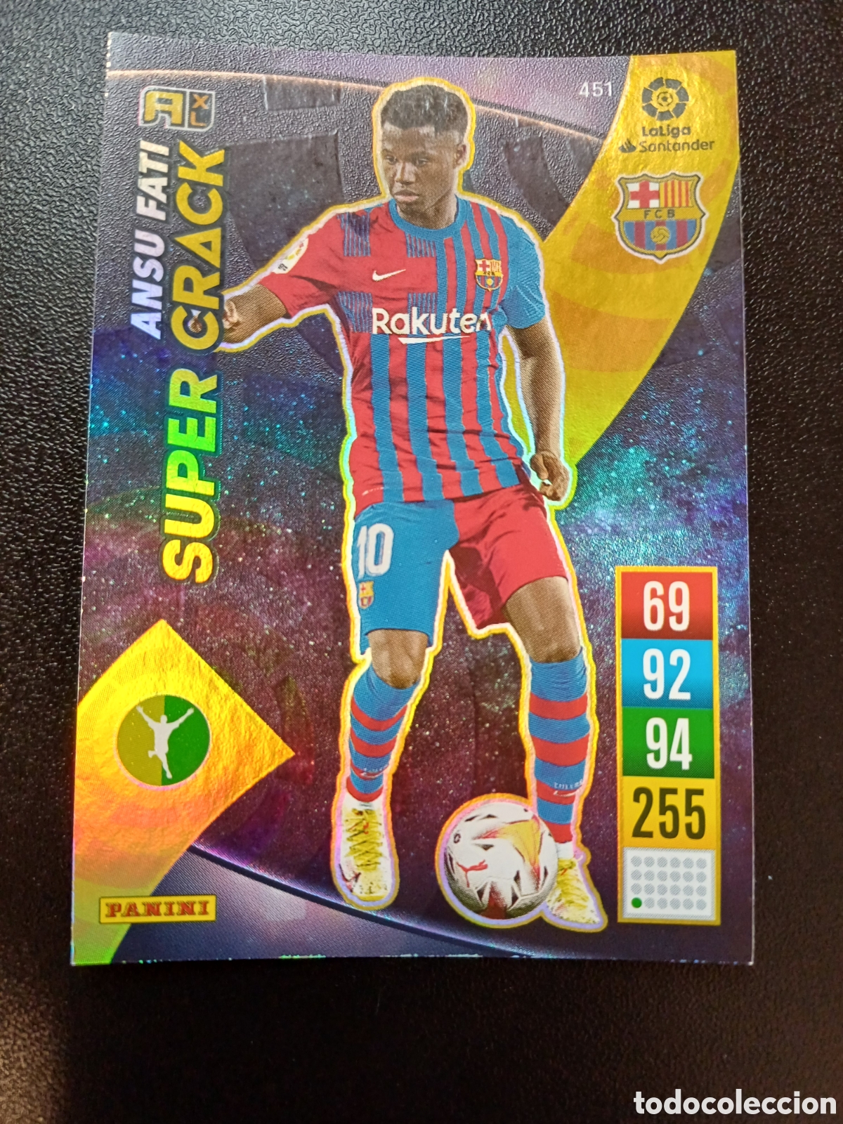 Trading Cards: #451 ANSU FATI FC BARCELONA SUPER CRACK PANINI ADRENALYN XL 2021-22