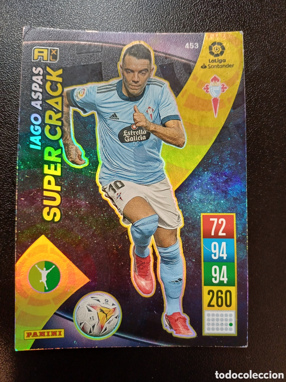 Trading Cards: #453 IAGO ASPAS CELTA DE VIGO SUPER CRACK PANINI ADRENALYN XL 2021-22