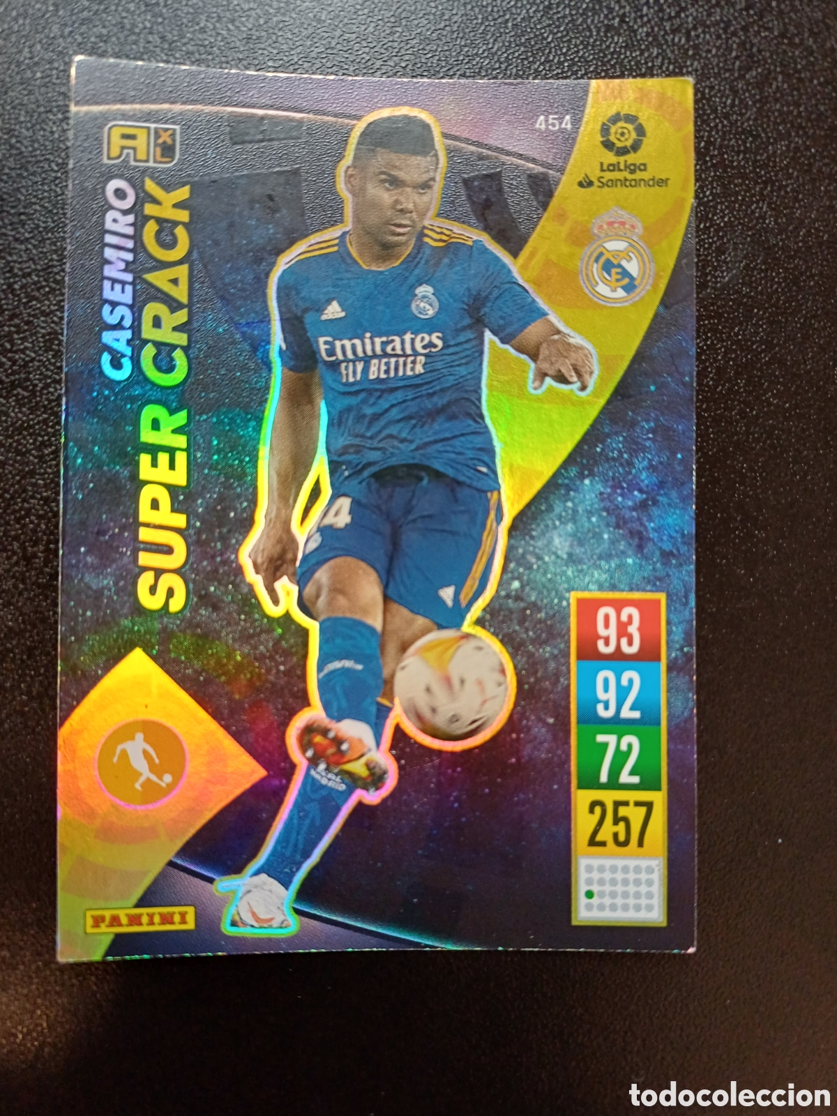 Trading Cards: #454 CASEMIRO REAL MADRID SUPER CRACK PANINI ADRENALYN XL 2021-22