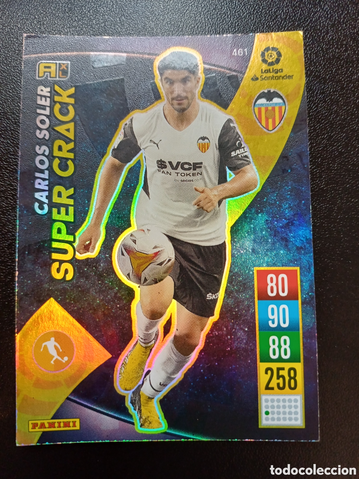 Trading Cards: #461 CARLOS SOLER VALENCIA CF SUPER CRACK PANINI ADRENALYN XL 2021-22