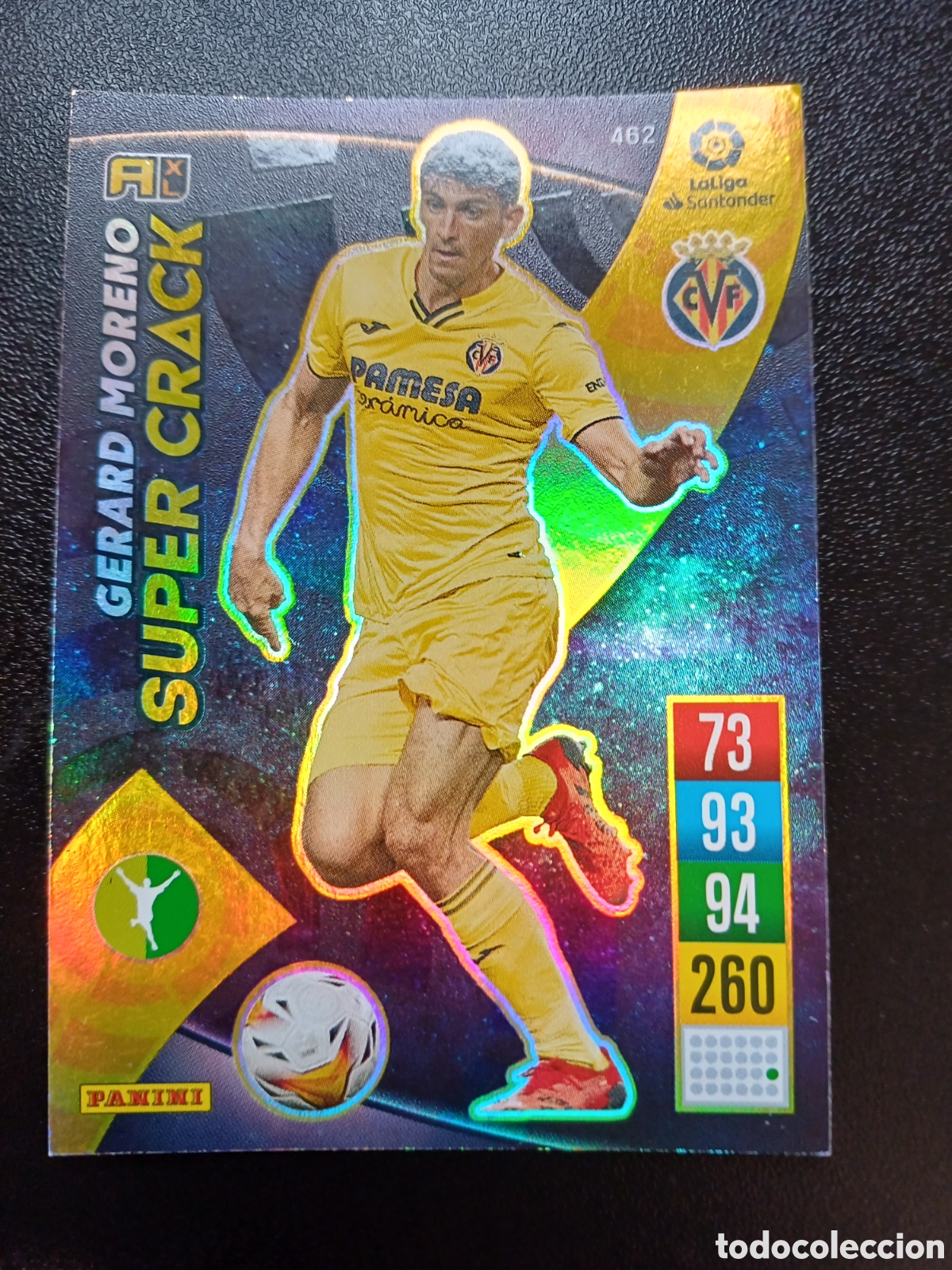 Cartes &agrave; &Eacute;changer: #462 GERARD MORENO VILLAREAL CF SUPER CRACK PANINI ADRENALYN XL 2021-22