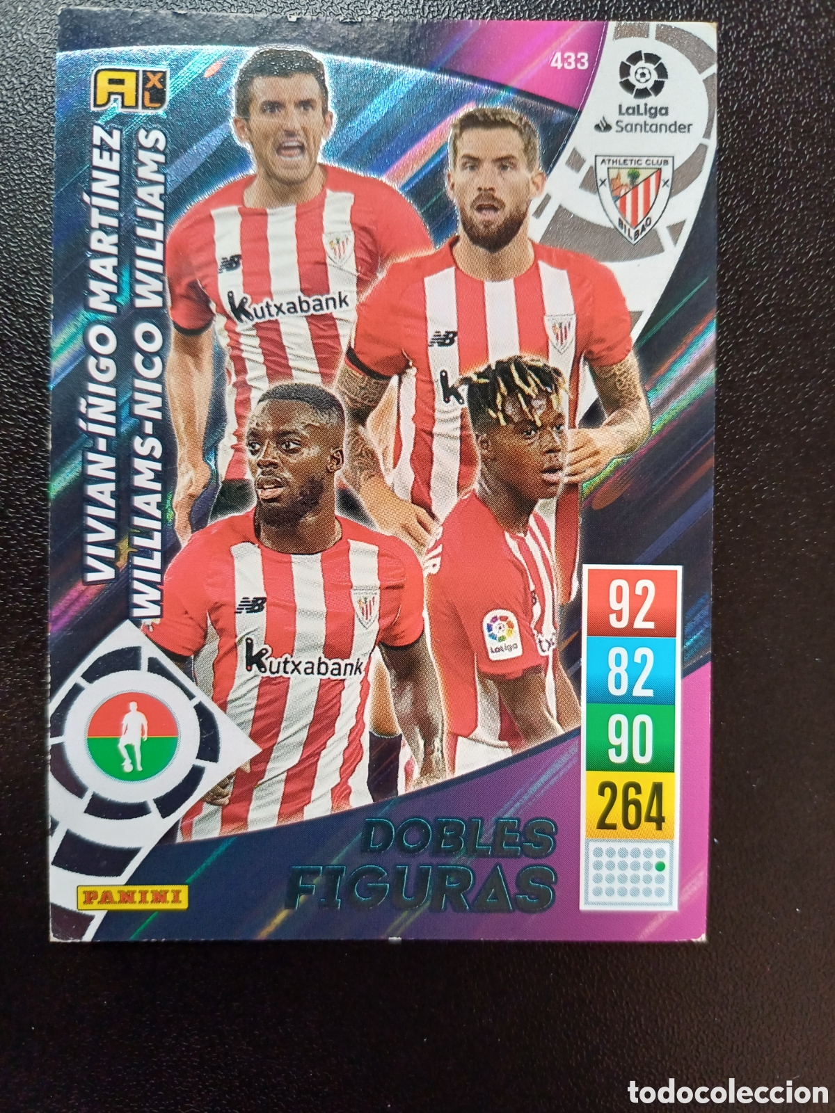 Cartas Colecion&aacute;veis: #433 ATHLETIC BILBAO DOBLES FIGURAS PANINI ADRENALYN XL 2021-22