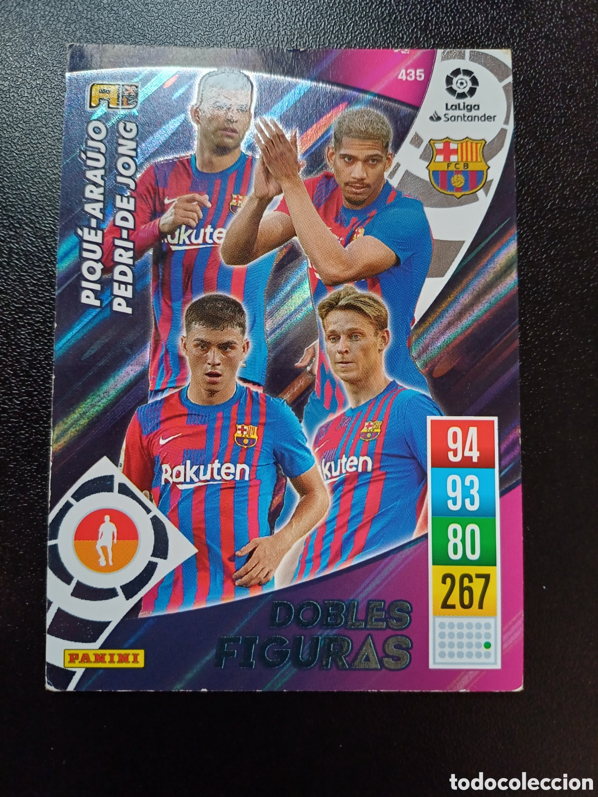 Cartas Colecion&aacute;veis: #435 FC BARCELONA DOBLES FIGURAS PANINI ADRENALYN XL 2021-22