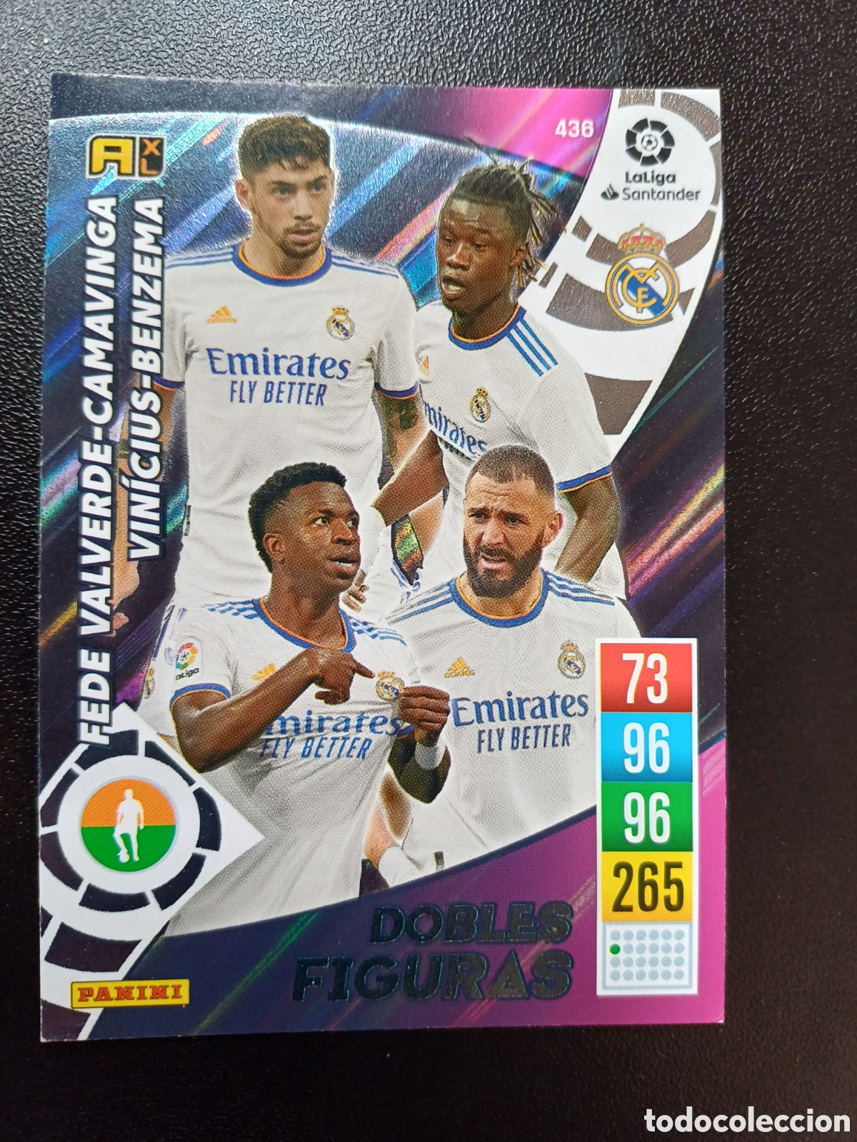 Trading Cards: #436 REAL MADRID DOBLES FIGURAS PANINI ADRENALYN XL 2021-22
