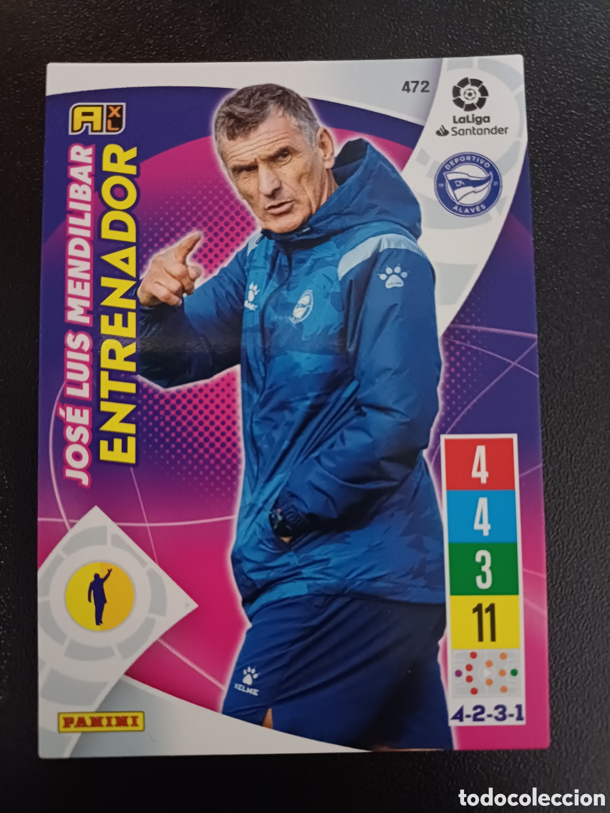 Trading Cards: #472 JOSE LUIS MENDILIBAR DEPORTIVO ALAVES PANINI ADRENALYN XL 2021-22