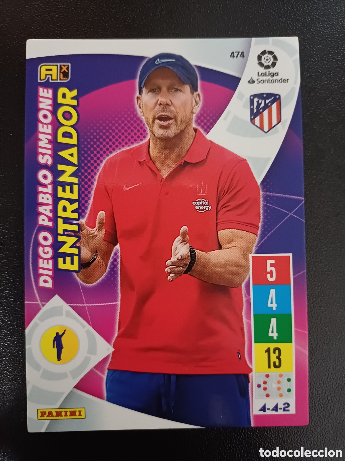 Trading Cards: #474 DIEGO PABLO SIMEONE ATLETICO DE MADRID PANINI ADRENALYN XL 2021-22