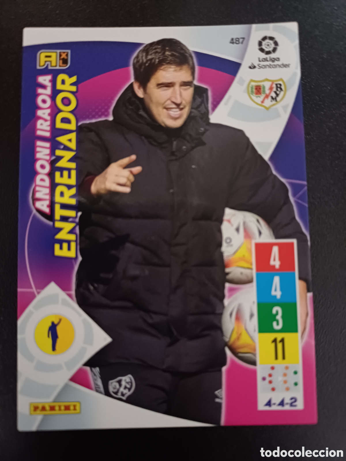 Trading Cards: #487 ANDONI IRAOLA RAYO VALLECANO PANINI ADRENALYN XL 2021-22
