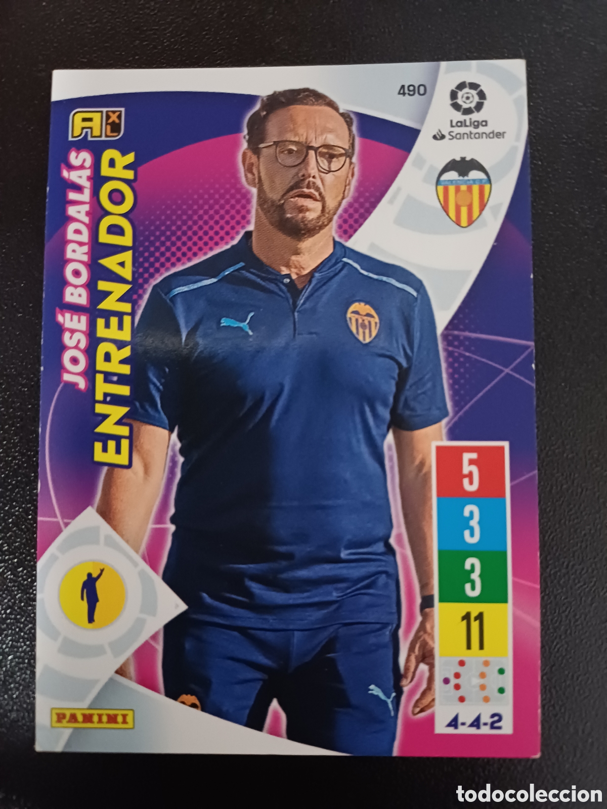 Trading Cards: #490 JOSE BORDALAS VALENCIA CF PANINI ADRENALYN XL 2021-22