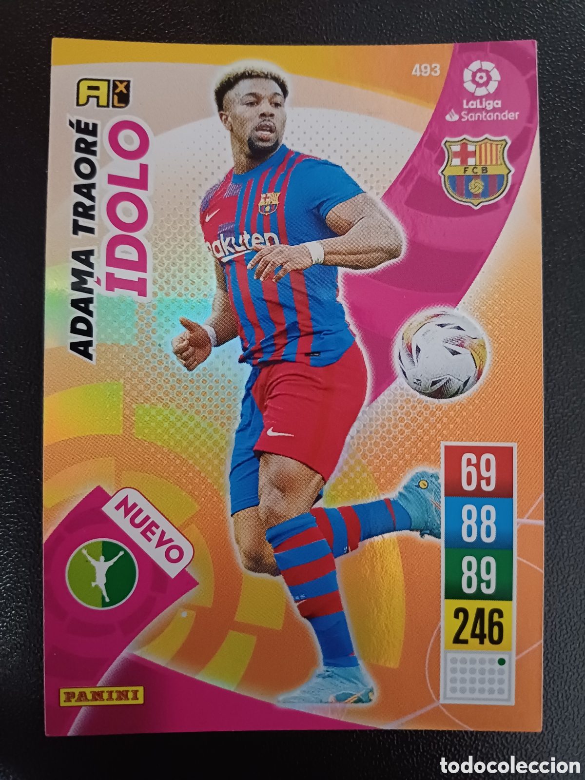 Trading Cards: #493 ADAMA TRAORE FC BARCELONA NUEVO IDOLO PANINI ADRENALYN XL 2021-22