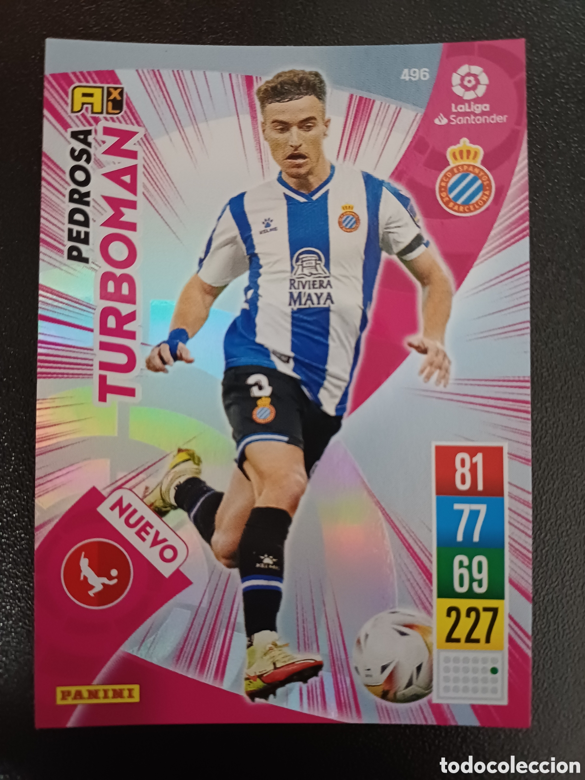 Trading Cards: #496 PEDROSA RCD ESPANYOL NUEVO TURBOMAN PANINI ADRENALYN XL 2021-22