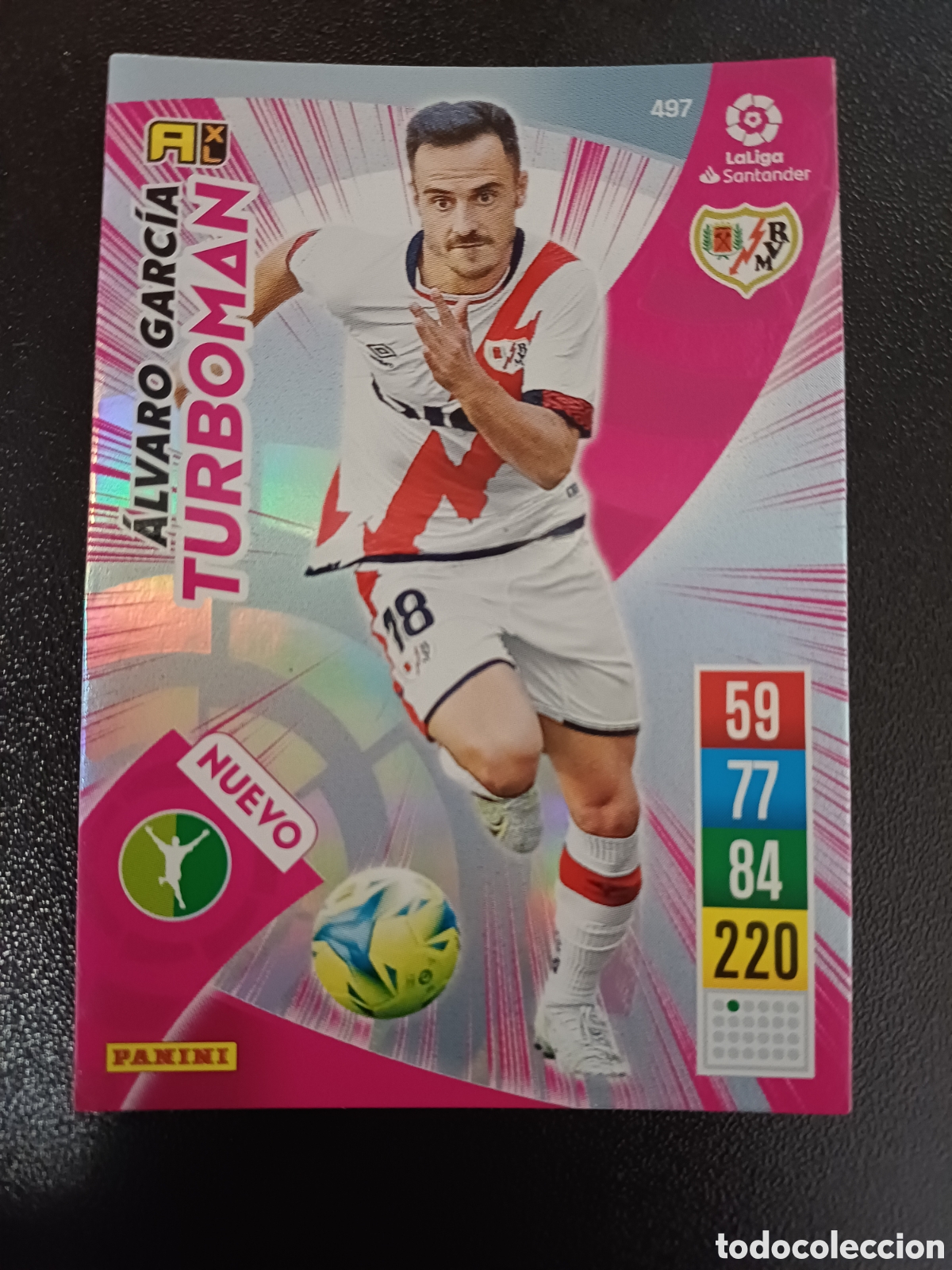 Trading Cards: #497 ALVARO GARCIA RAYO VALLECANO NUEVO TURBOMAN PANINI ADRENALYN XL 2021-22