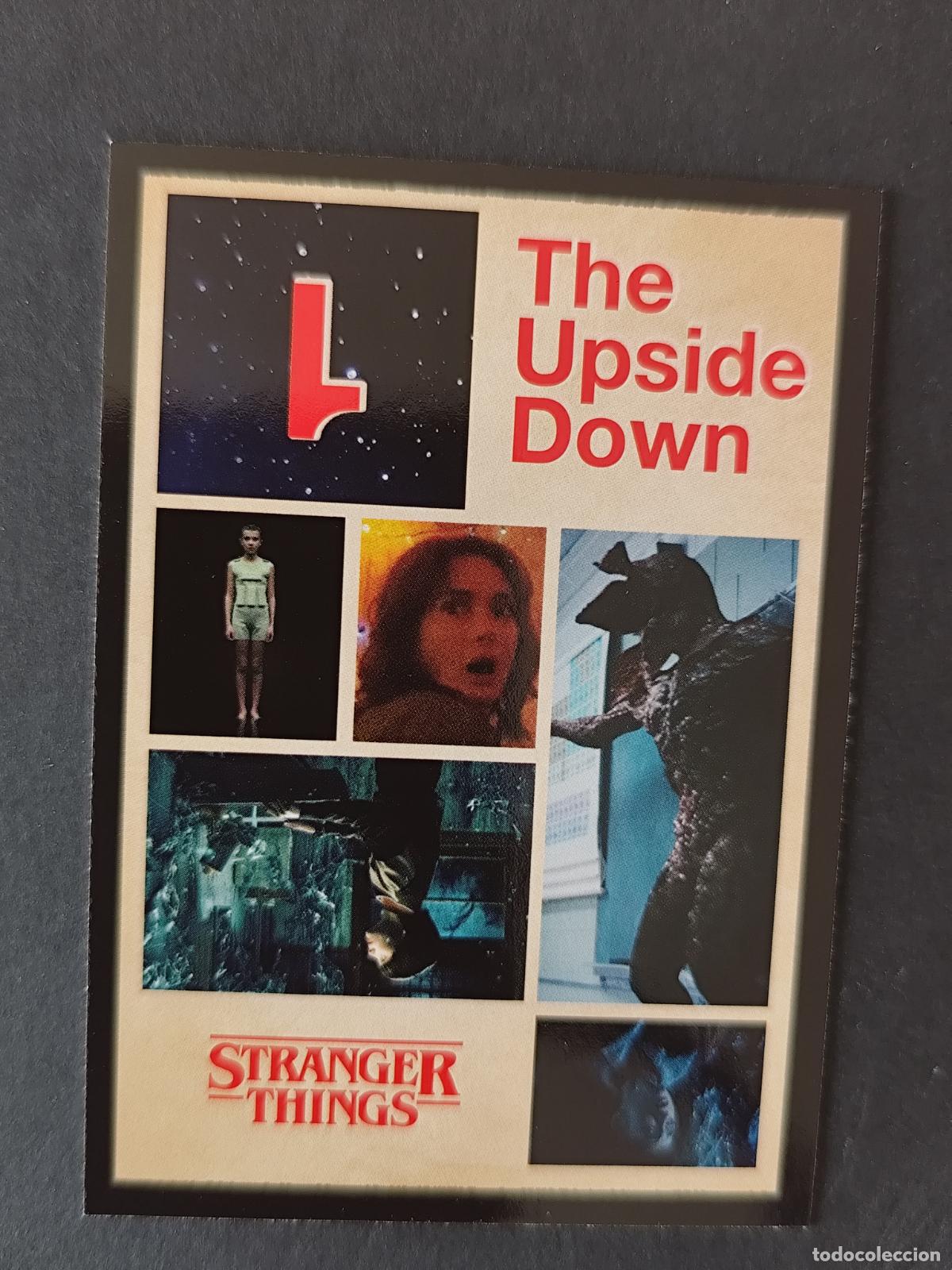 Trading Cards: CARD 167 MUNDO DEL REV&Eacute;S UPSIDE DOWN STRANGER THINGS THIS IS OUR STORY 2026 PANINI