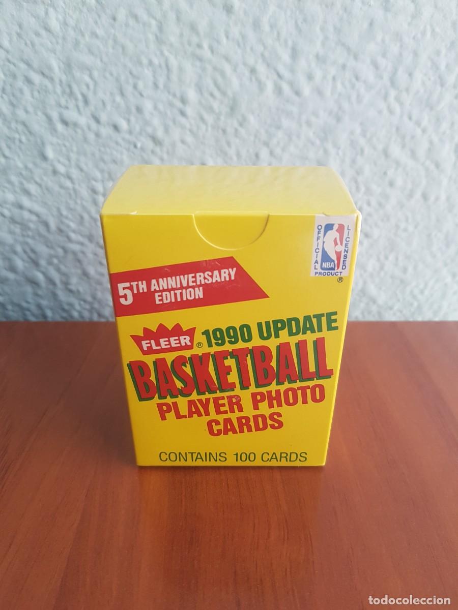Trading Cards: CAJA/BOX NBA FLEER 1990 UPDATE PLAYER PHOTO CARDS (5th ANNIVERSARY EDITION)