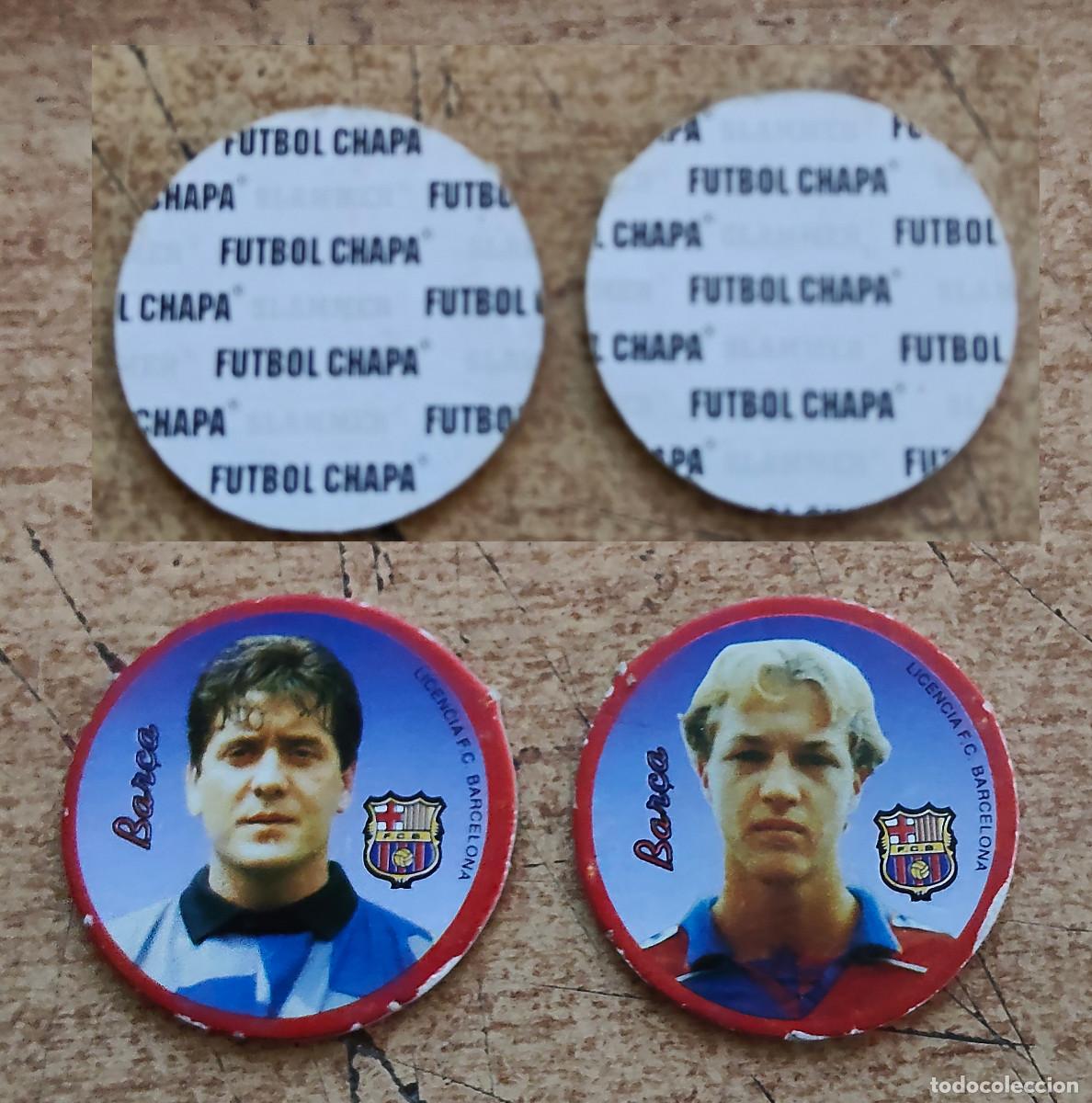 Trading Cards: Tazos F.C. Barcelona Colecci&oacute;n Jugadores jordi cruiff + busquets