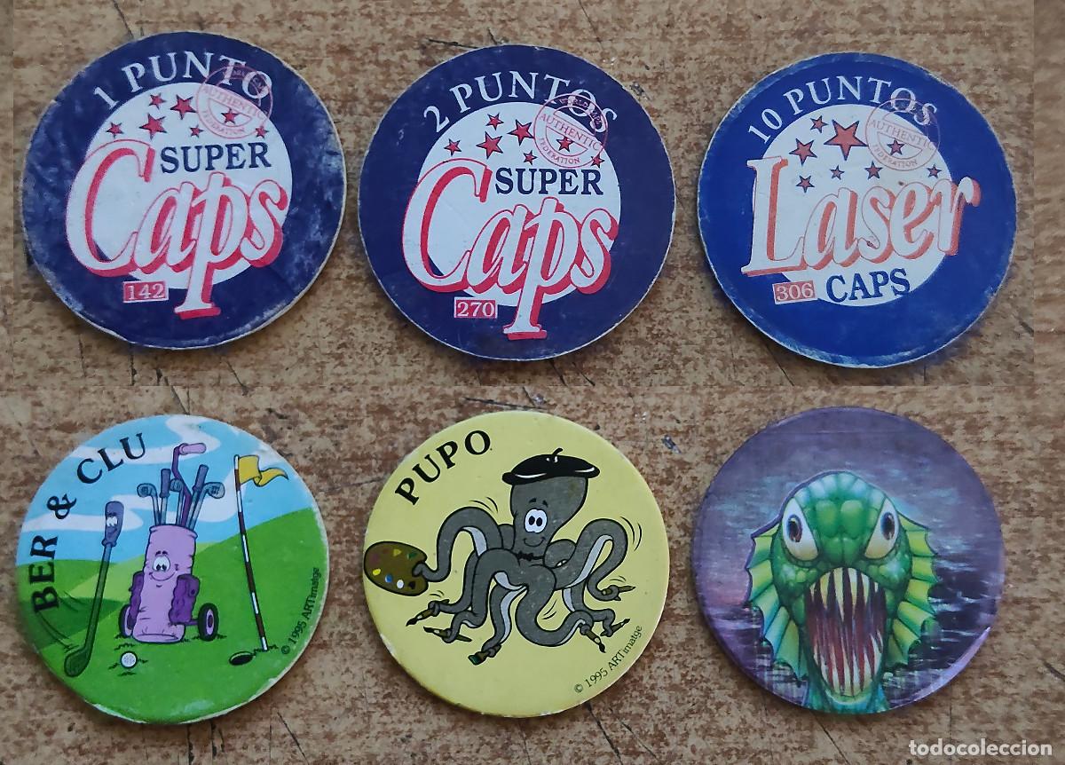 Trading Cards: TAZO SUPER CAPS 1995 ARTIMATGE N&ordm; 270 + 306 + 142