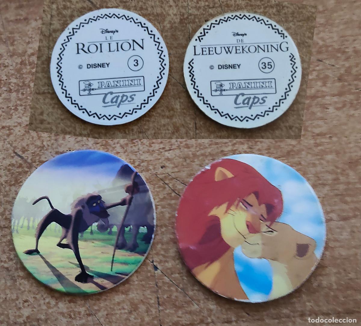 Trading Cards: COLECCI&Oacute;N TAZOS PANINI DISNEY EL REY LE&Oacute;N THE LION KING VERSI&Oacute;N INGL&Eacute;S TAZO n&ordm; 35 - 3