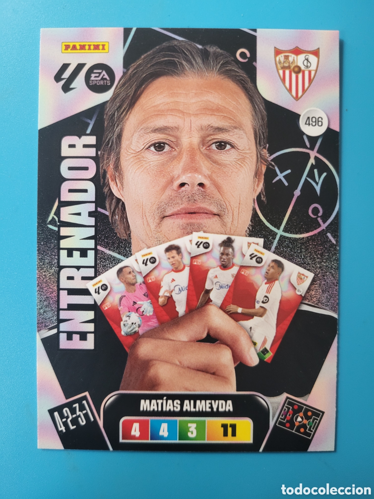 Trading Cards: 496 Mat&iacute;as Almeida Entrenador / Adrenalyn XL 2025