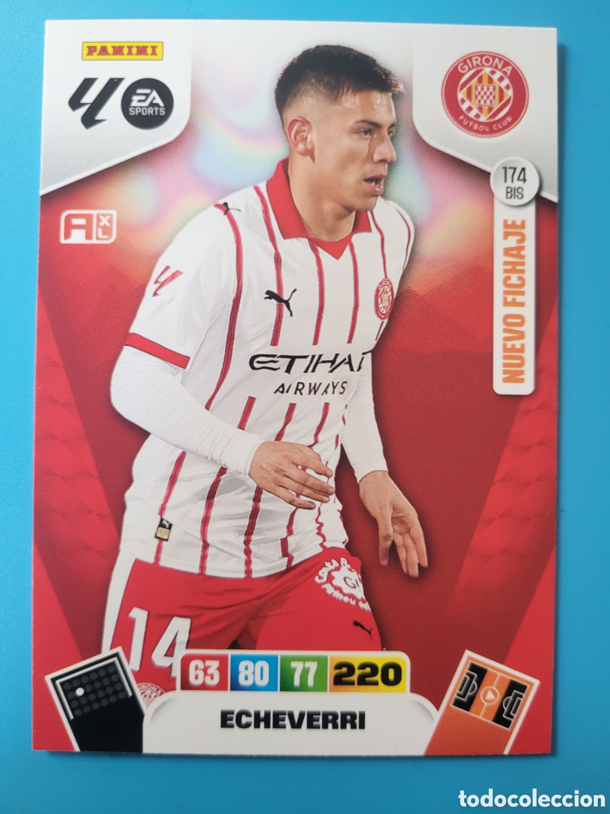 Trading Cards: 174 BIS Echeverri Nuevo Fichaje / Adrenalyn XL 2025