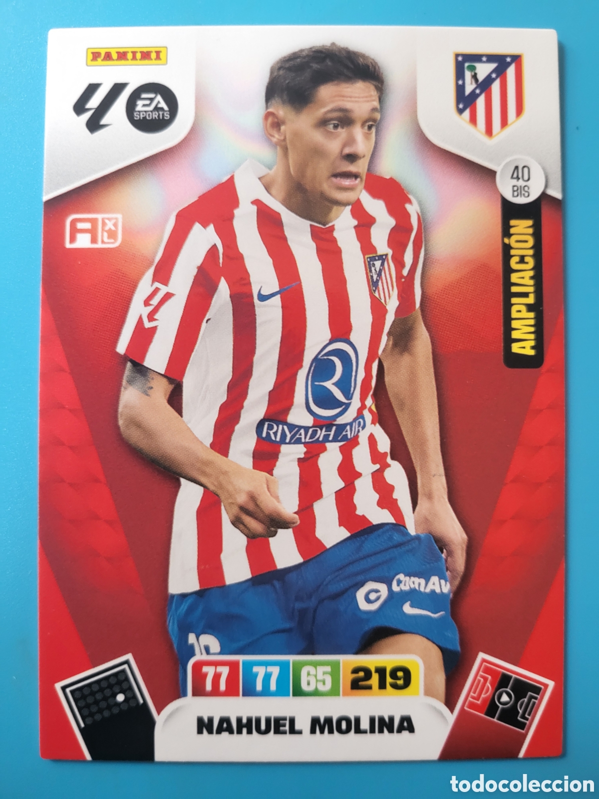 Trading Cards: 40 BIS Nahuel Molina Ampliaci&oacute;n [MO] / Adrenalyn XL 2025