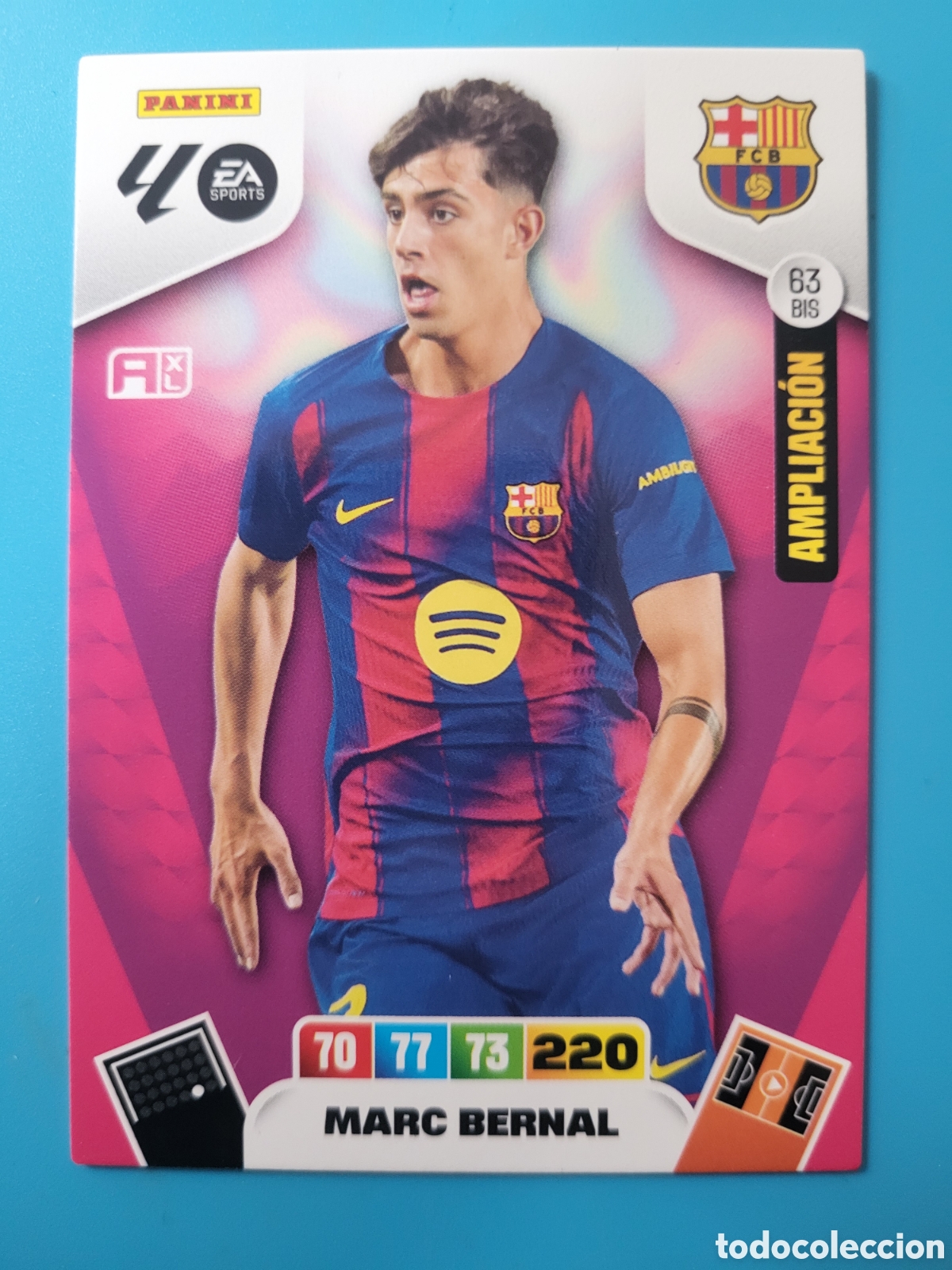 Trading Cards: 63 BIS Marc Bernal Ampliaci&oacute;n [MO] / Adrenalyn XL 2025