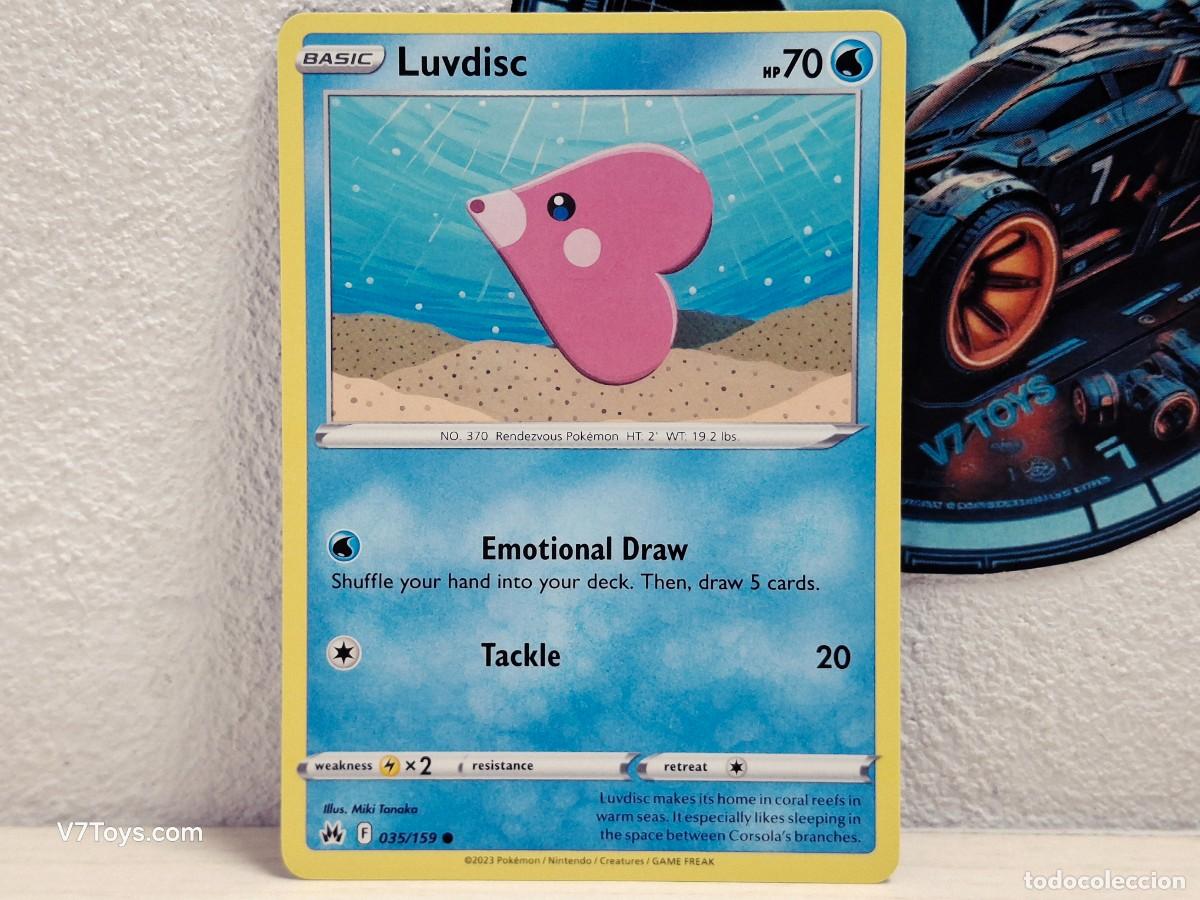 Trading Cards: Carta Luvdisc 035 Pokemon Crown Zenith EN