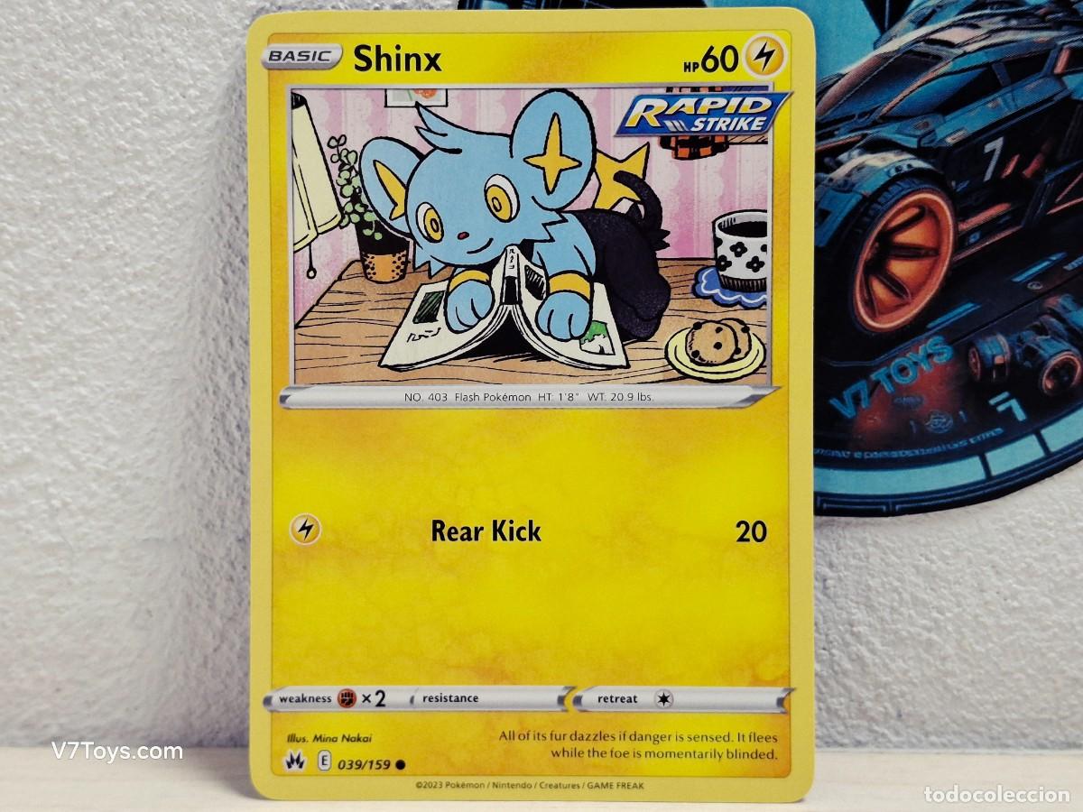 Trading Cards: Carta Shinx 039 Pokemon Crown Zenith EN