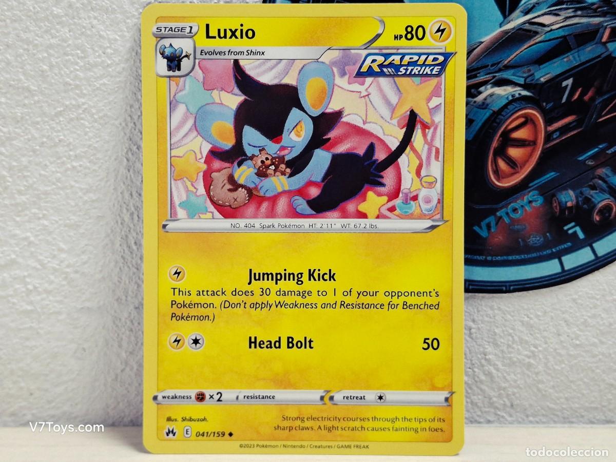 Trading Cards: Carta Luxio 041 Pokemon Crown Zenith EN