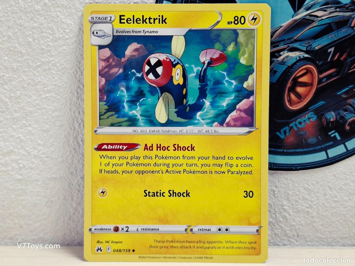 Trading Cards: Carta Eelektrik 048 Pokemon Crown Zenith EN