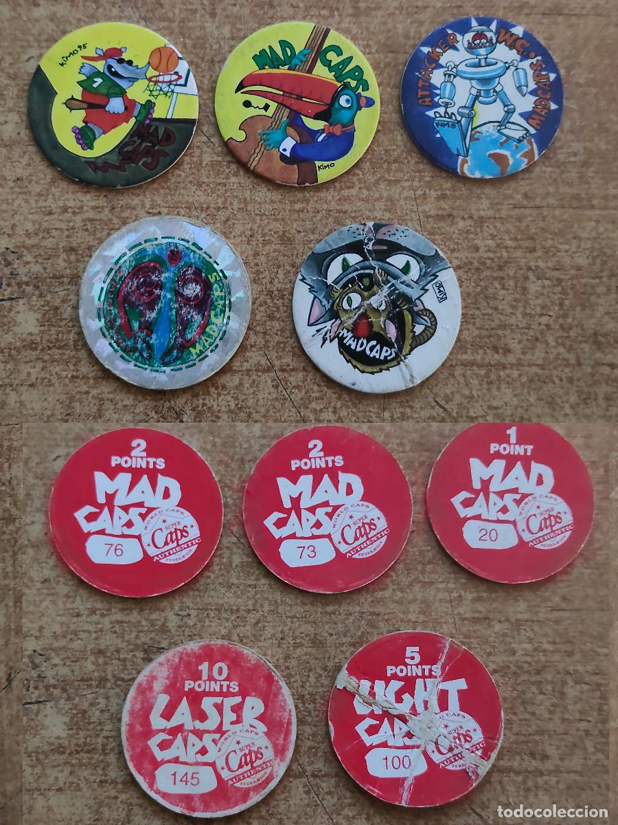 Trading Cards: COLECCI&Oacute;N TAZOS WORLD CAPS FEDERATION SUPER CAPS MAD CAPS POGS TAZO N&Uacute;MERO 20 -100 - 145 - 73 - 76
