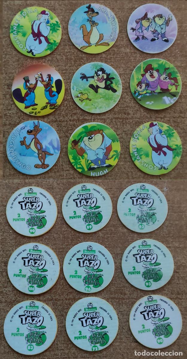 Trading Cards: COLECCI&Oacute;N TAZOS MATUTANO THE MATUTAZO COLLECTION SUPER TAZO CAPS POGS - 9 tazos