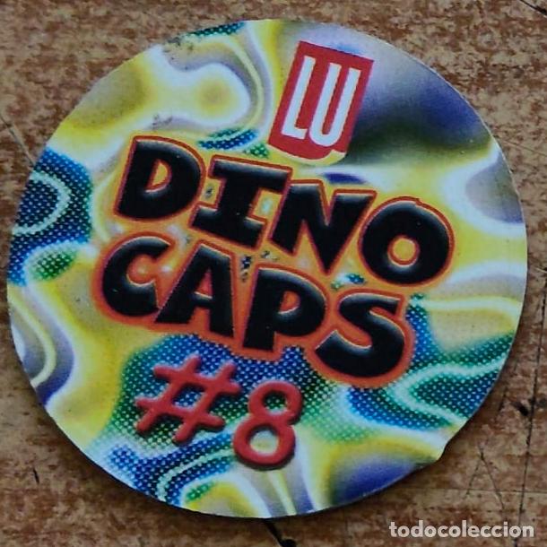Trading Cards: COLECCI&Oacute;N TAZOS TAZO CAPS NUMERO 8 - DINO CAPS - LU