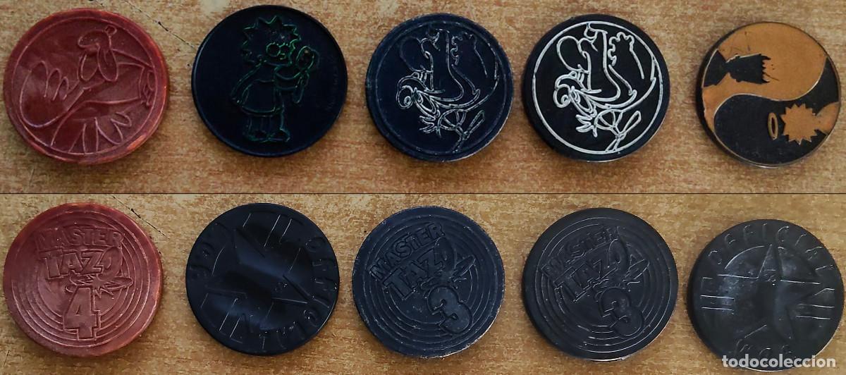 Trading Cards: MASTER TAZO's - Looney Tunes - Warner Bros - homer simpson's - Matutano - 5 unidades ver foto