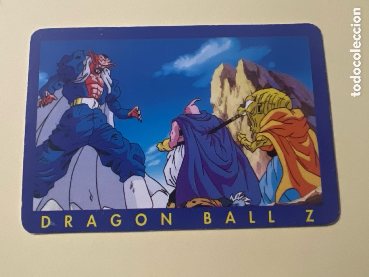 Trading Cards: C99. Boo N&ordm; 36 Dragon Ball Z Combat Cards Serie Azul Panini 1995 Bird Studio