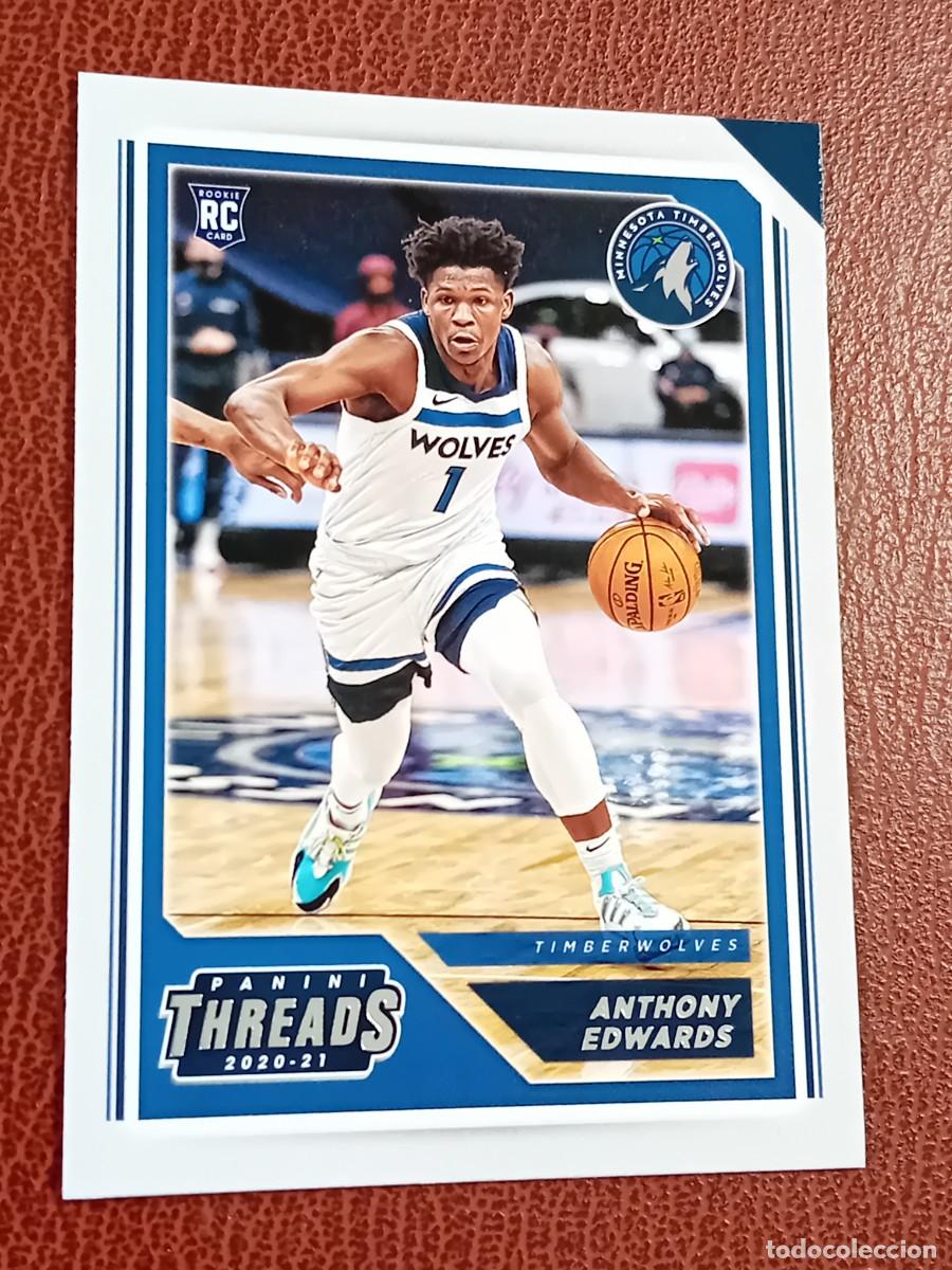 Trading Cards: Rookie Card 87 Anthony Edwards Chronicles Threads 2020-21