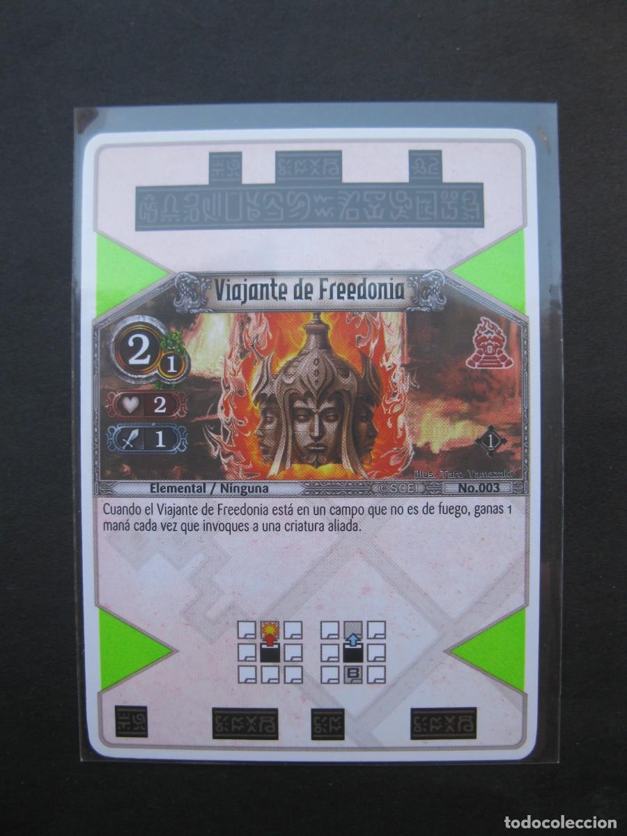 Trading Cards: THE EYE OF JUDGMENT - CARTA N&ordm; 3 - VIAJANTE DE FREEDONIA - ELEMENTAL - NINGUNA - PLAYSTATION 3