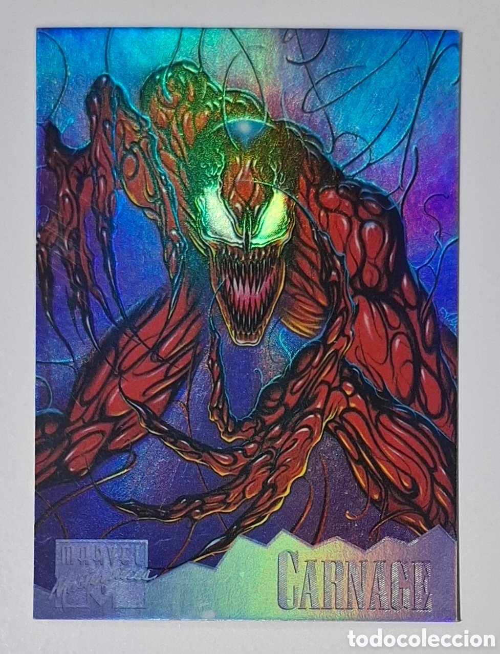 Sammelkarten: Marvel Masterpieces IV 1995 Carnage Holo Flash card