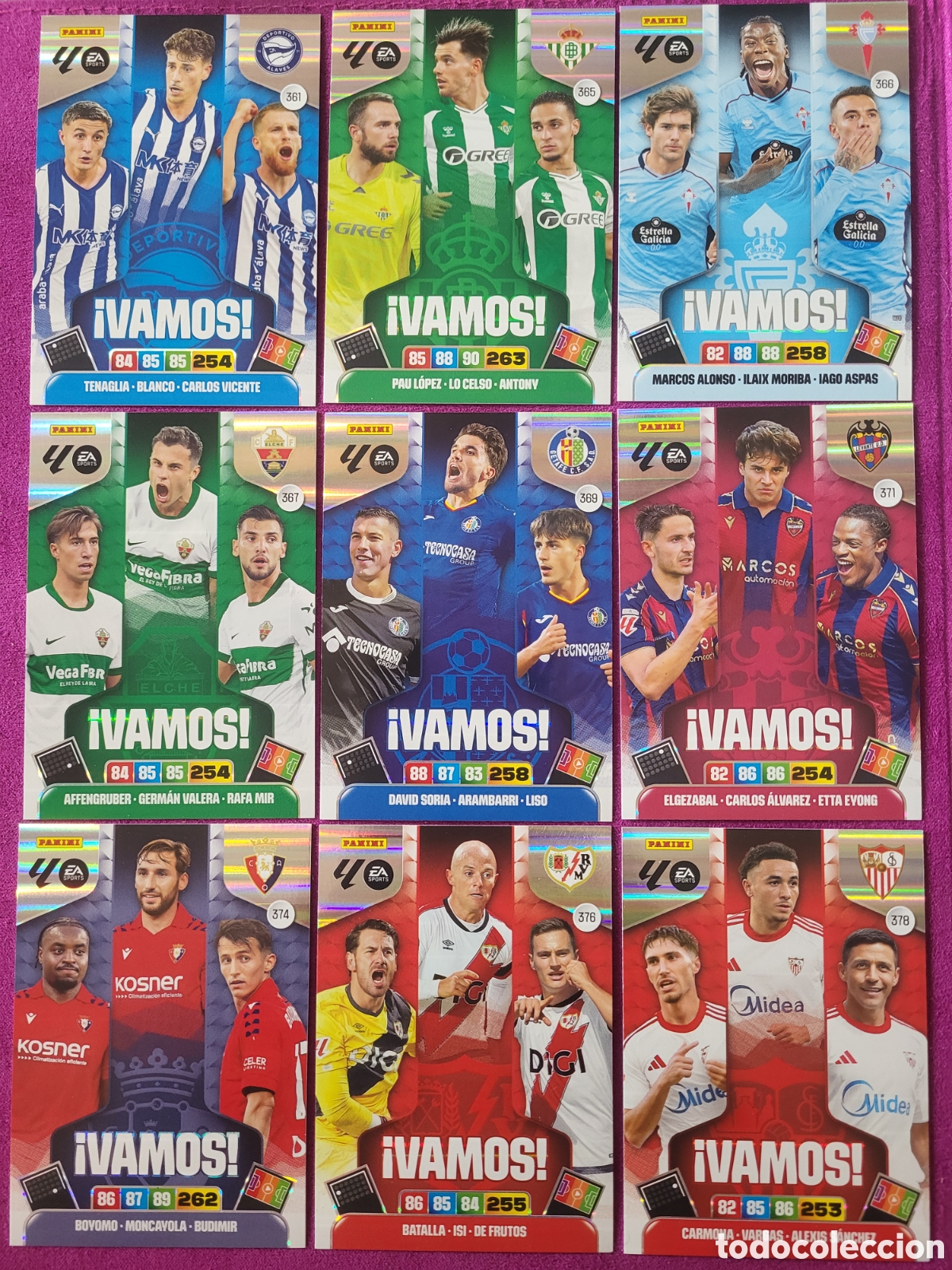 Sammelkarten: [LOTE] 9x &iexcl;Vamos! / Adrenalyn XL 2025