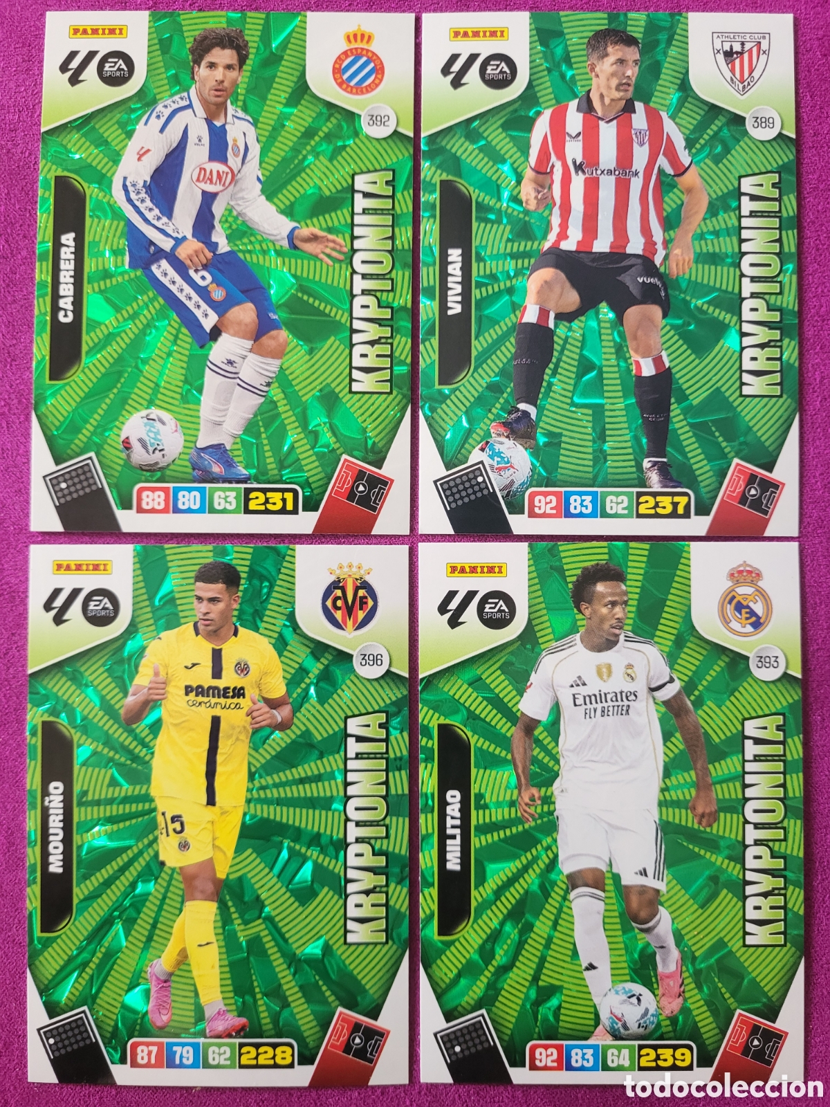 Trading Cards: [LOTE] 4x Kryptonita / Adrenalyn XL 2025