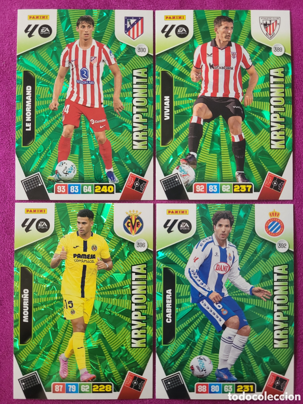 Trading Cards: [LOTE] 4x Kryptonita / Adrenalyn XL 2025