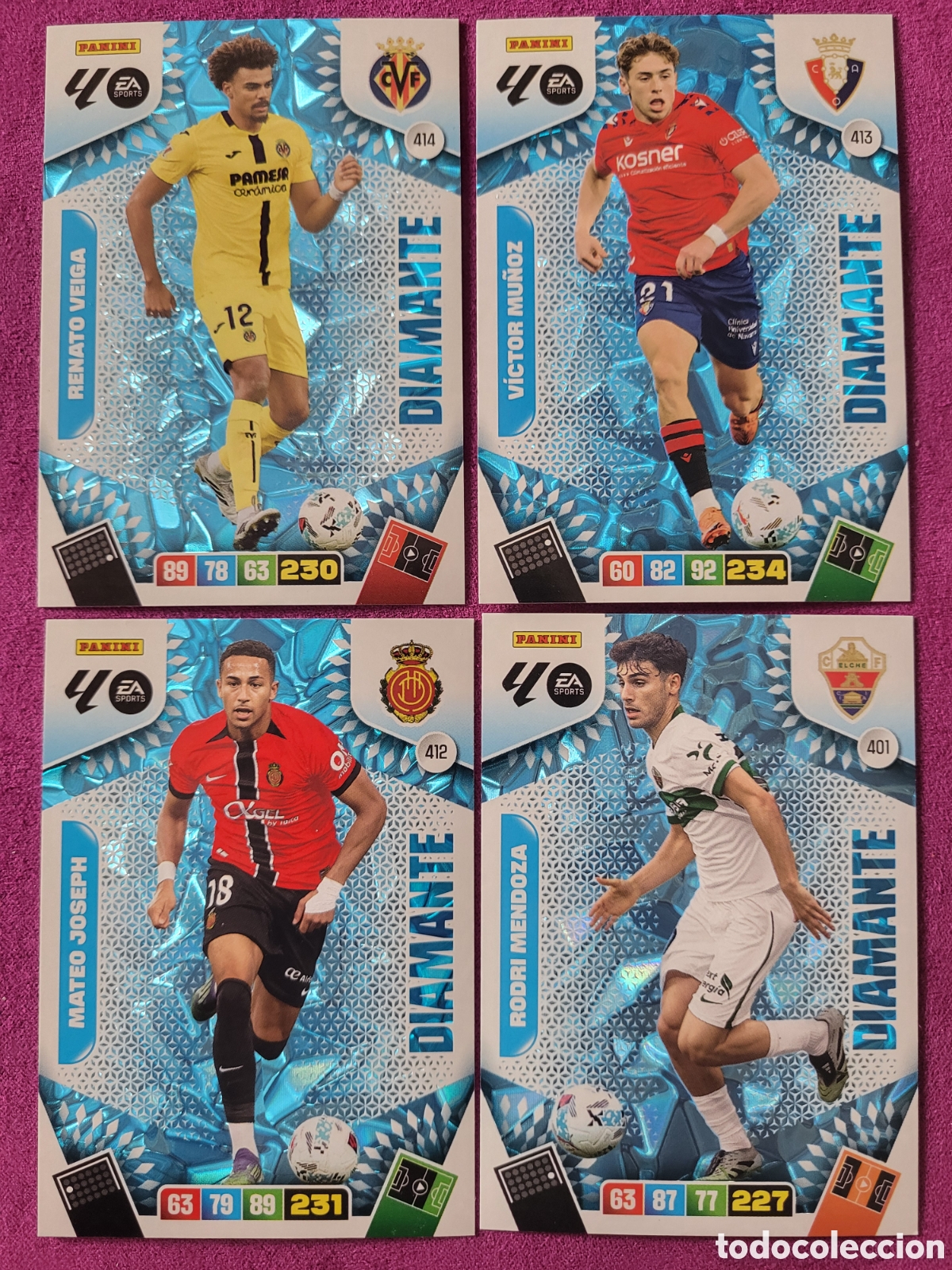 Trading Cards: [LOTE] 4x Diamante / Adrenalyn XL 2025