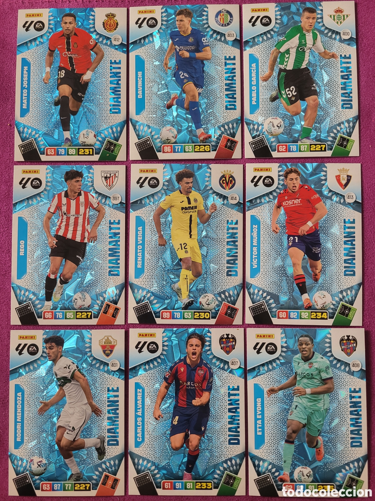 Trading Cards: [LOTE] 9x Diamante / Adrenalyn XL 2025