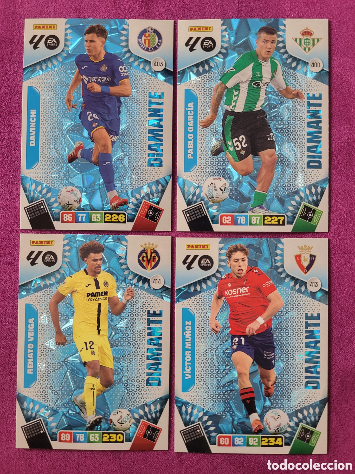 Trading Cards: [LOTE] 4x Diamante / Adrenalyn XL 2025