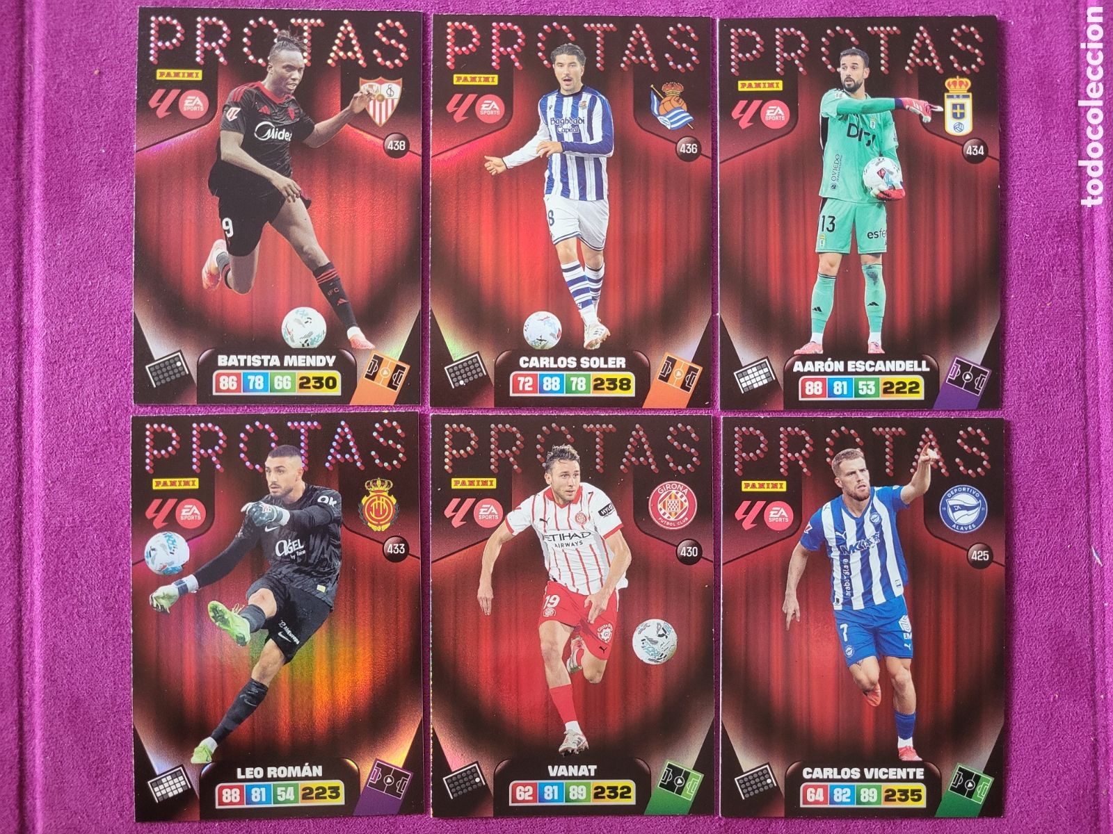 Trading Cards: [LOTE] 6x Protas / Adrenalyn XL 2025