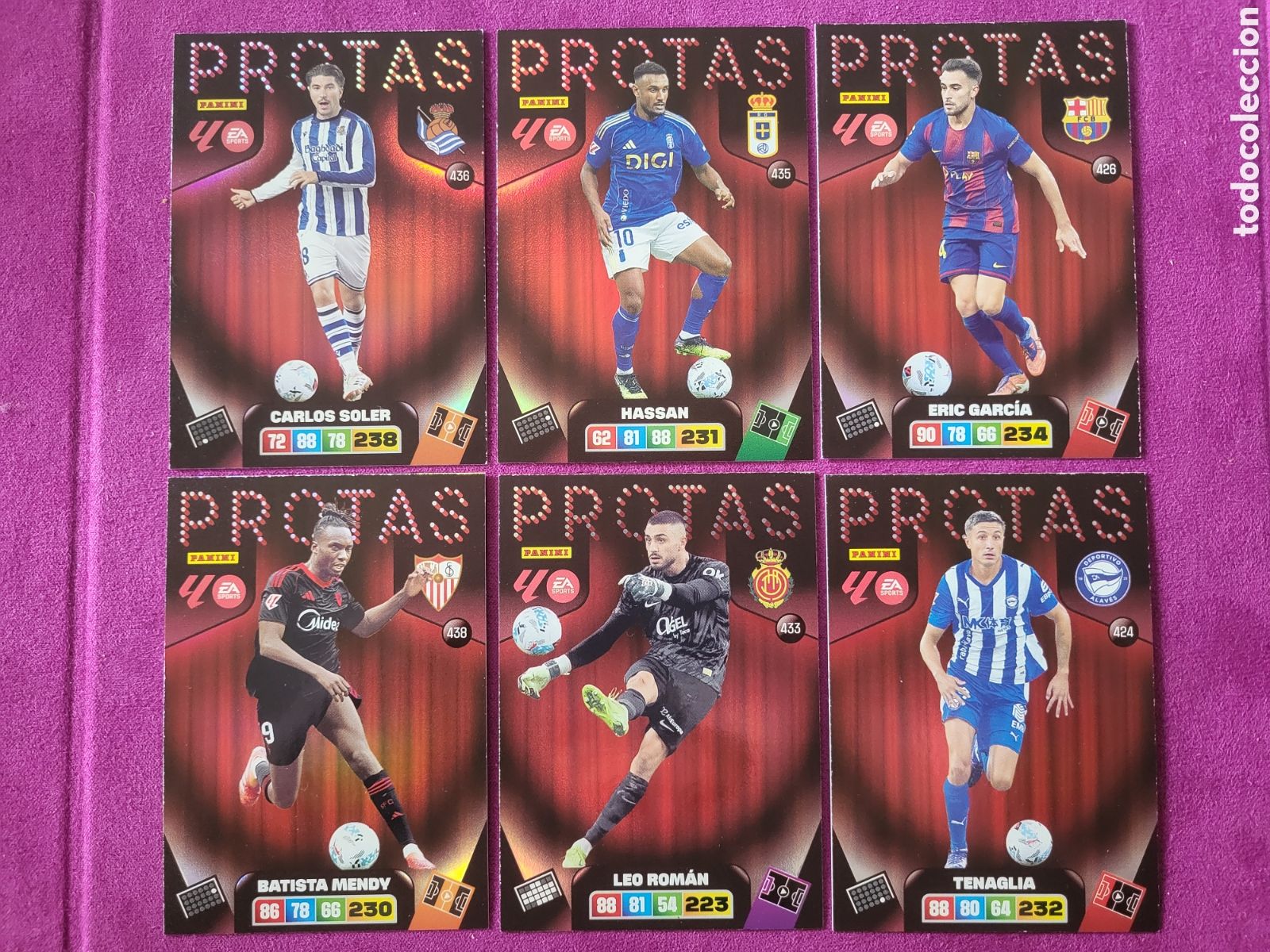 Trading Cards: [LOTE] 6x Protas / Adrenalyn XL 2025