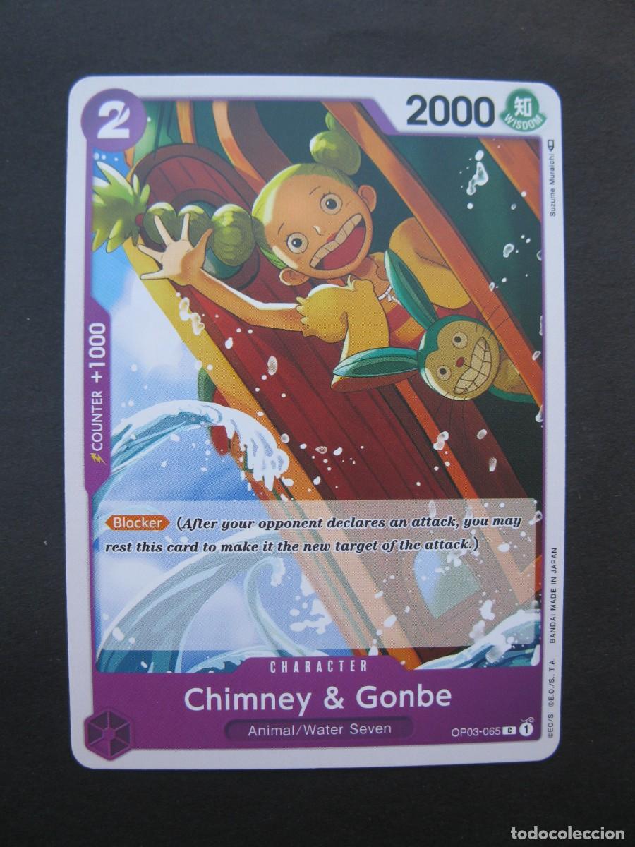 Trading Cards: CARTA - ONE PIECE - TRADING CARD - CHIMNEY & GONBE - EN INGL&Eacute;S - BANDAI.
