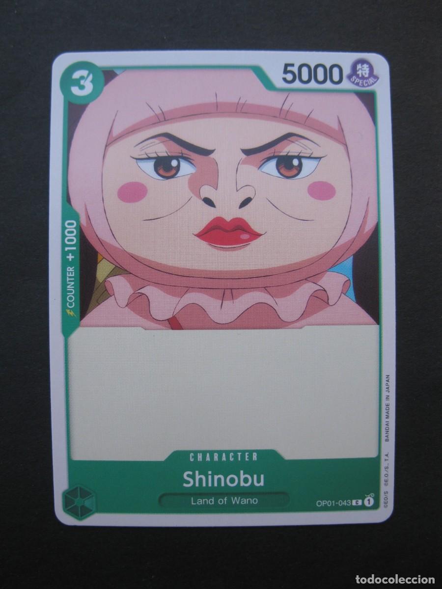 Trading Cards: CARTA - ONE PIECE - TRADING CARD - SHINOBU - EN INGL&Eacute;S - BANDAI.