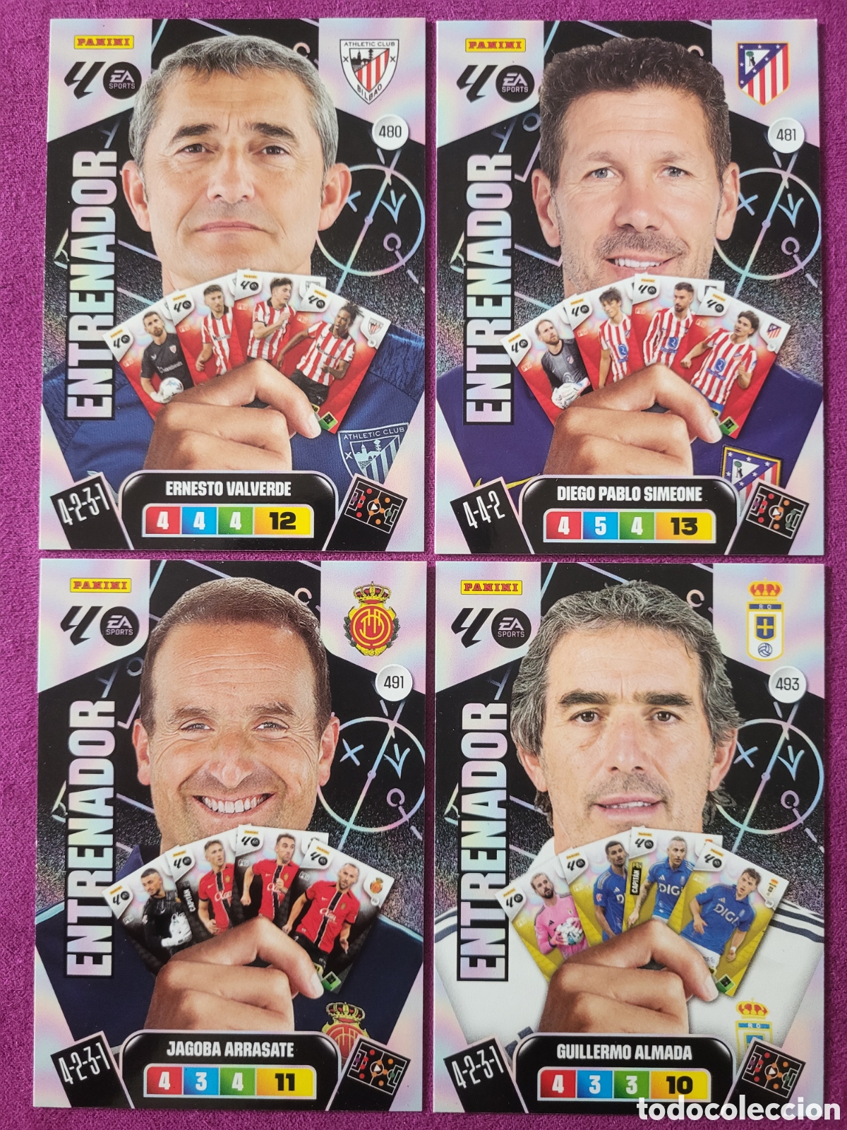 Trading Cards: [LOTE] 4x Entrenador / Adrenalyn XL 2025