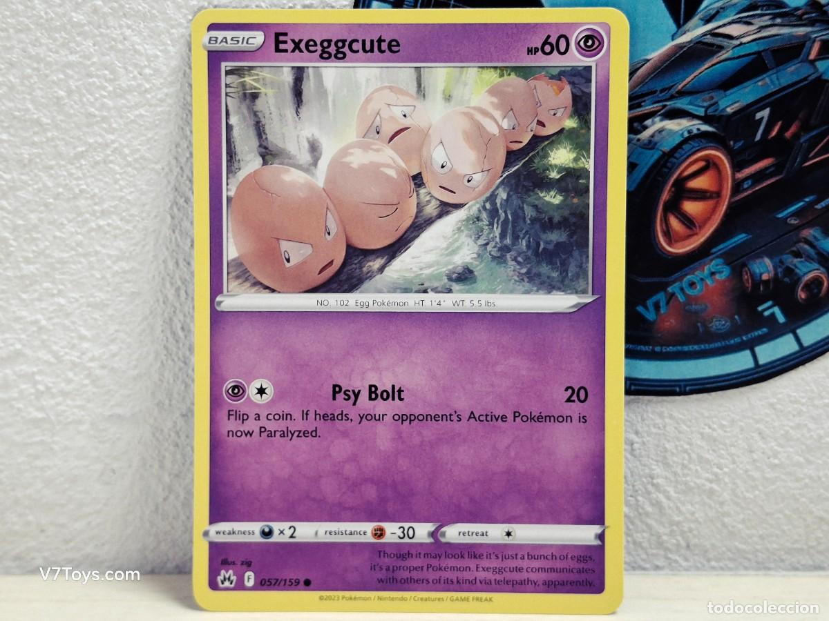 Trading Cards: Carta Exeggcute 057 Pokemon Crown Zenith EN