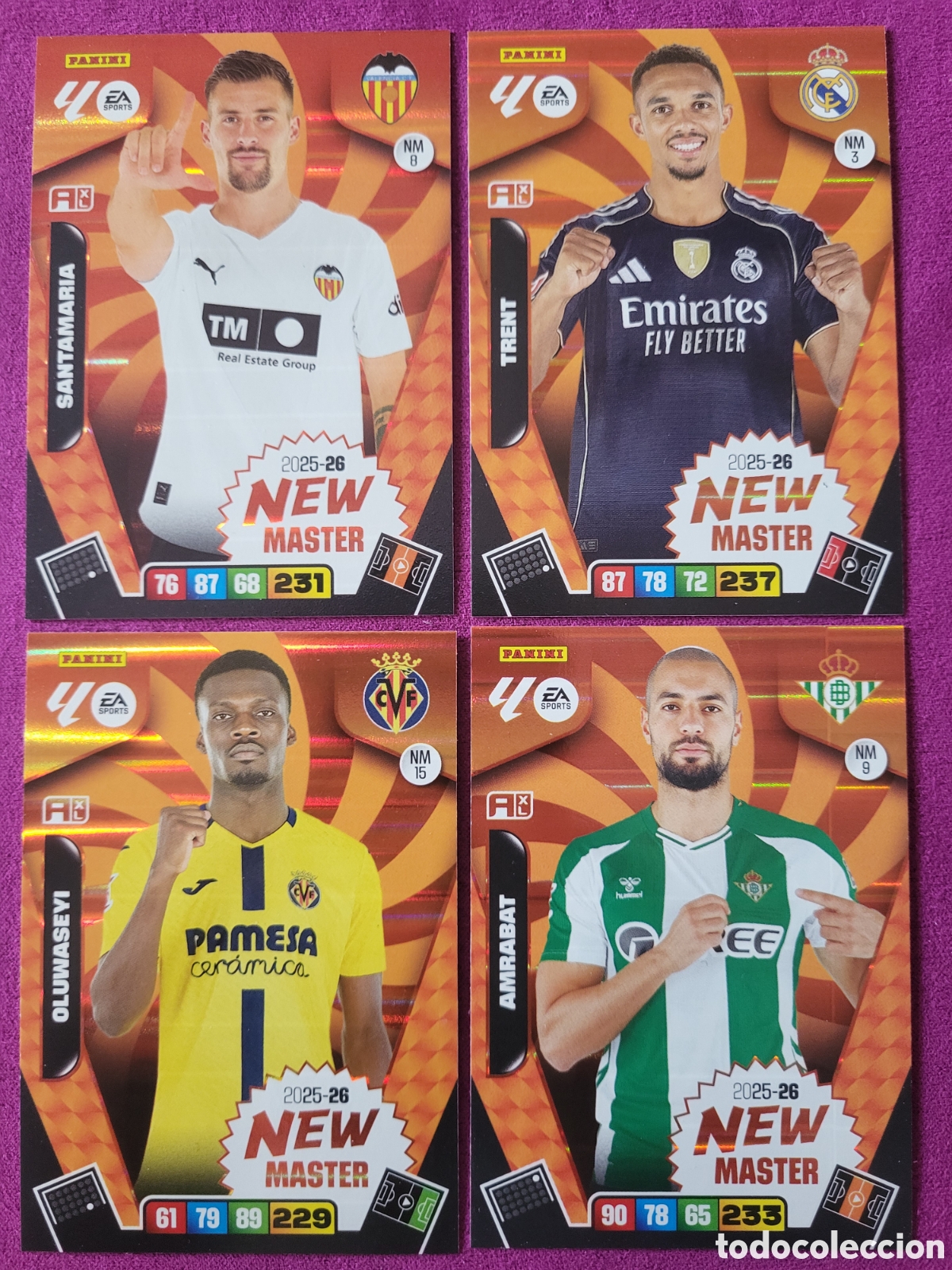 Trading Cards: [LOTE] 4x New Master / Adrenalyn XL 2025