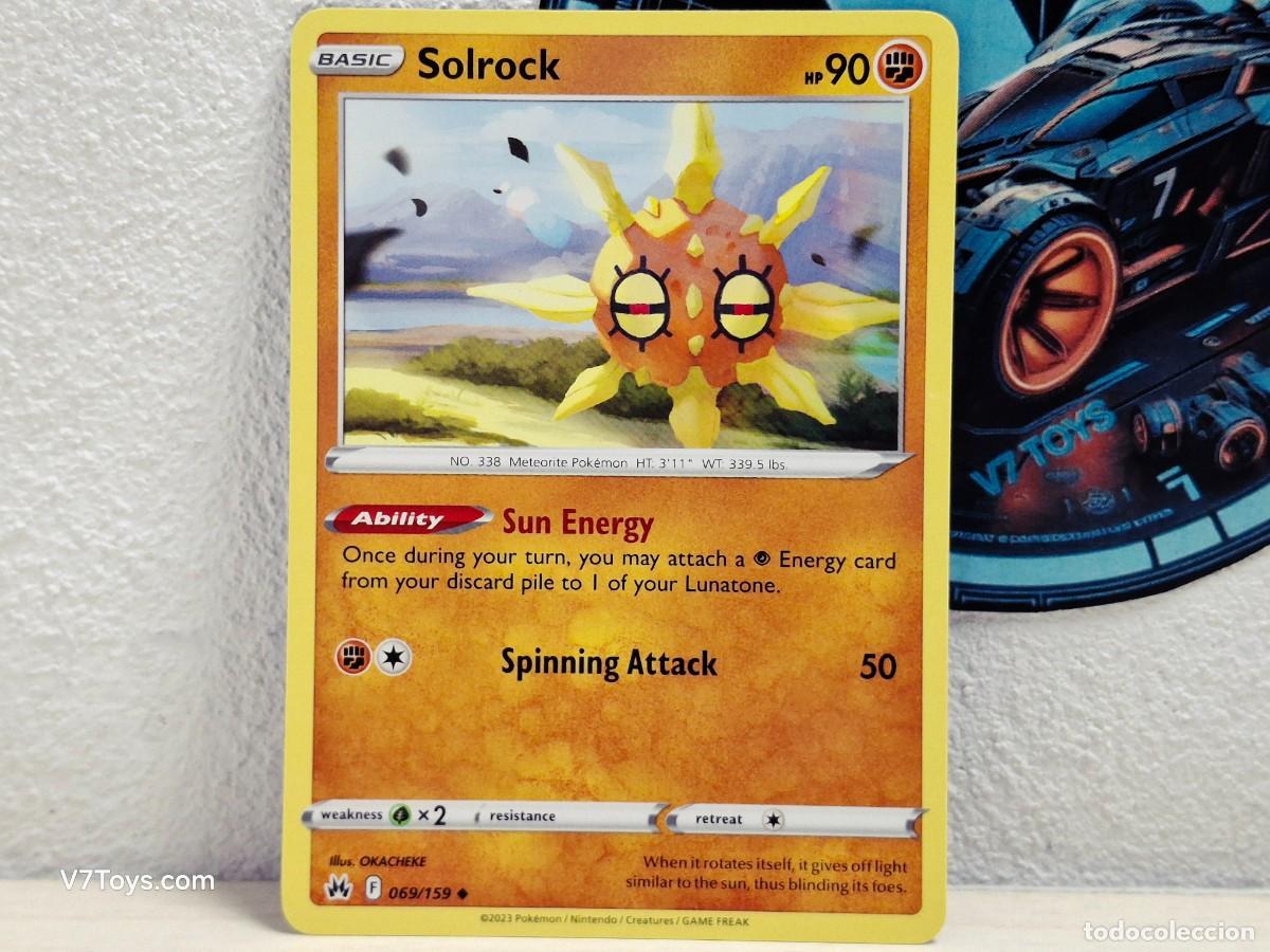Trading Cards: Carta Solrock 069 Pokemon Crown Zenith EN